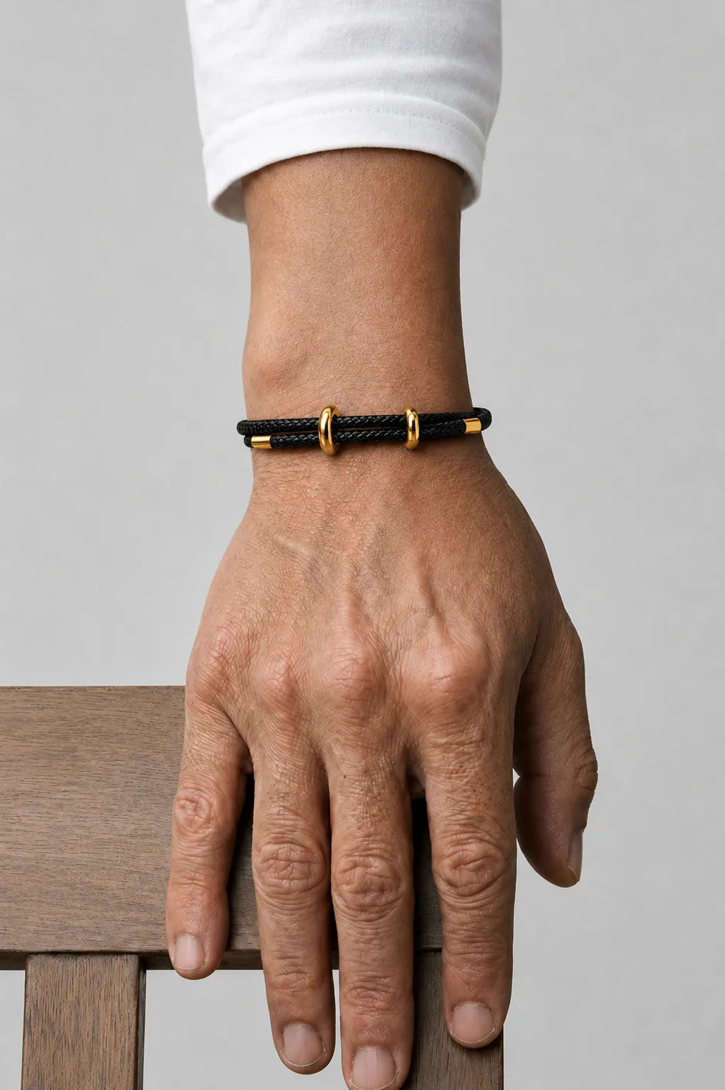 Pulseira de corda Masculina Fio Supima trançado Genebra