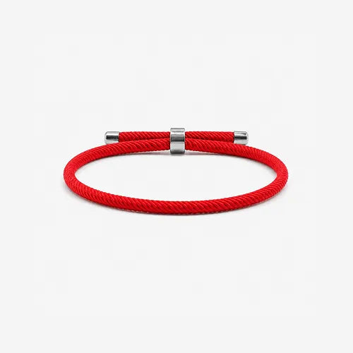 Pulseira de Corda Masculino Fio Italiano Minimalista